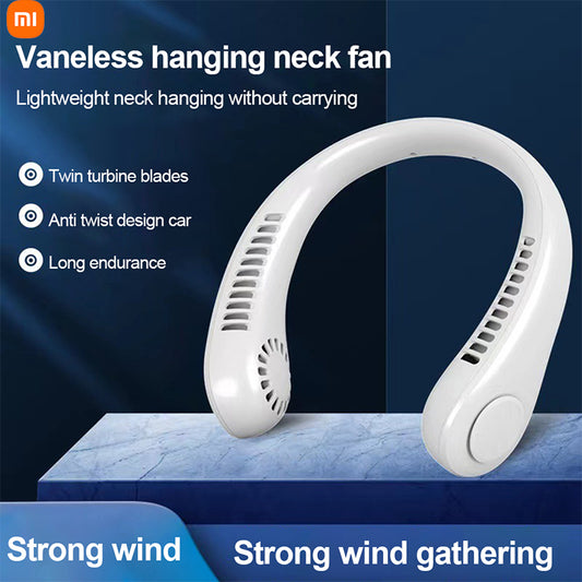 Portable Hanging Neck Fan USB rechargeable